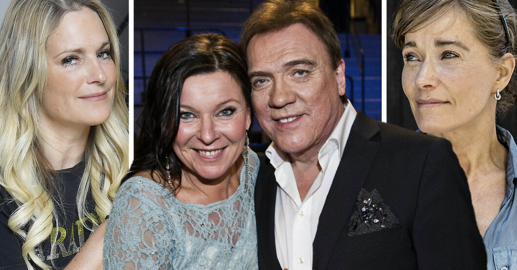 Laila Bagge, Lotta Engberg, Christer Sjögren och Agneta Sjödin.