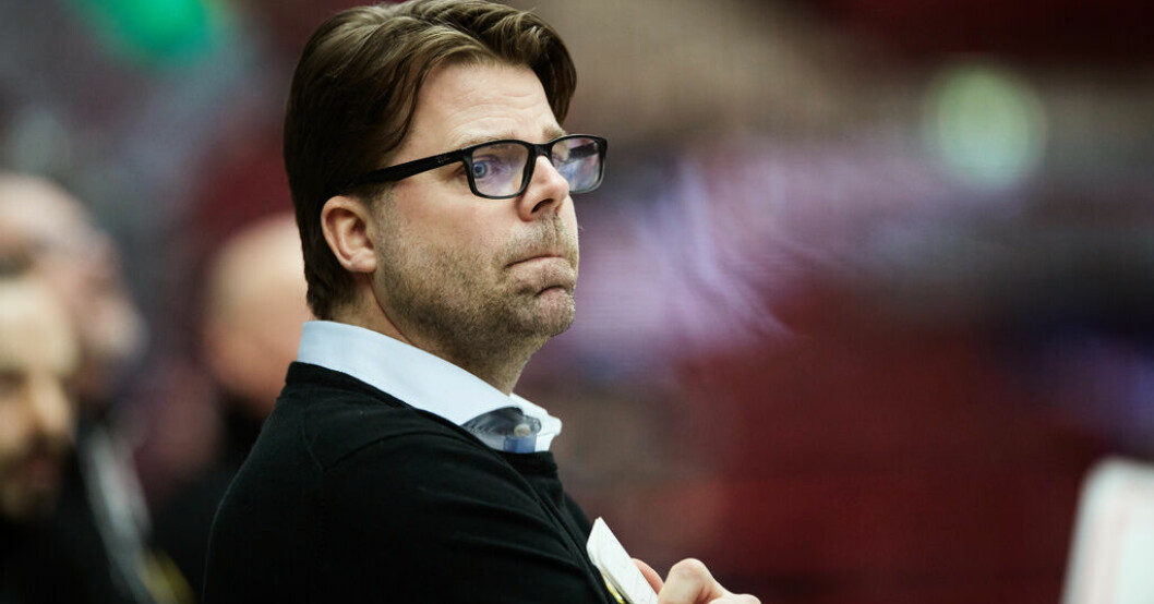 Ove Molin och Brynäs illa ute. Arkivbild. Malmö vann – en match från säkrat kontrakt