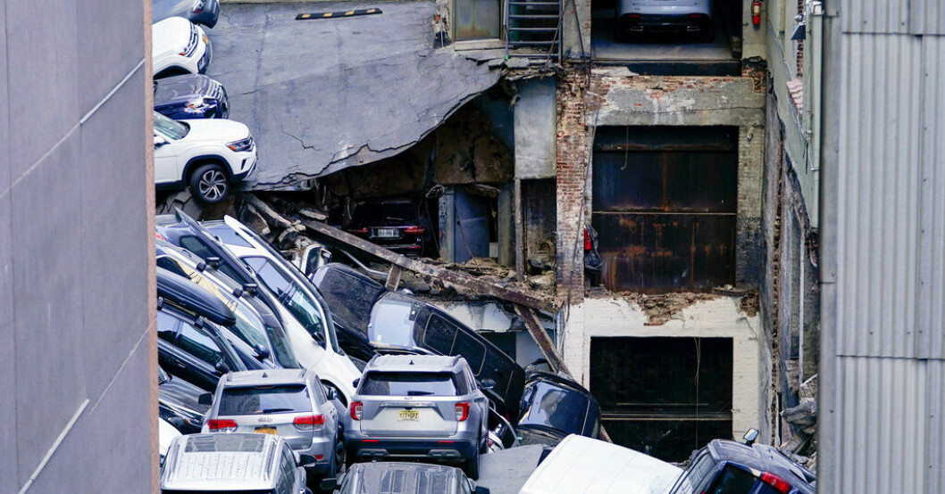 Parkeringshus kollapsade på Manhattan – en död