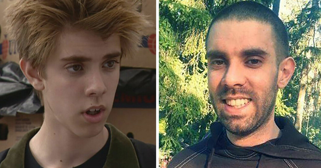 Pablo 1999 och 2016. <strong>Foto: SVT & Privat.</strong> Pablo Martinez i Eva & Adam 1999-2001 och i dag.