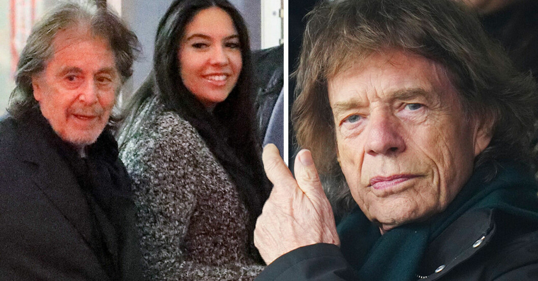 Al Pacino, Noor Alfallah, Mick Jagger