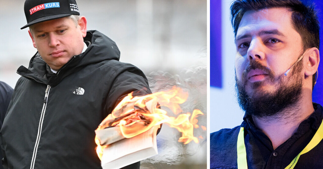 Chang Frick betalade polisavgiften för Rasmus Paludans koranbränning
