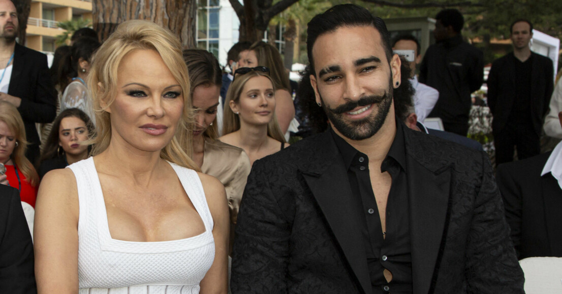 Pamela Anderson hade en romans med franska fotbollsspelaren. Pamela Anderson, Adil Rami