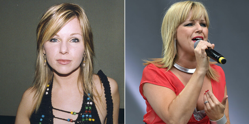 <strong>Foto: TT.</strong> Anneli Magnusson 2002 och 2017. Pandora