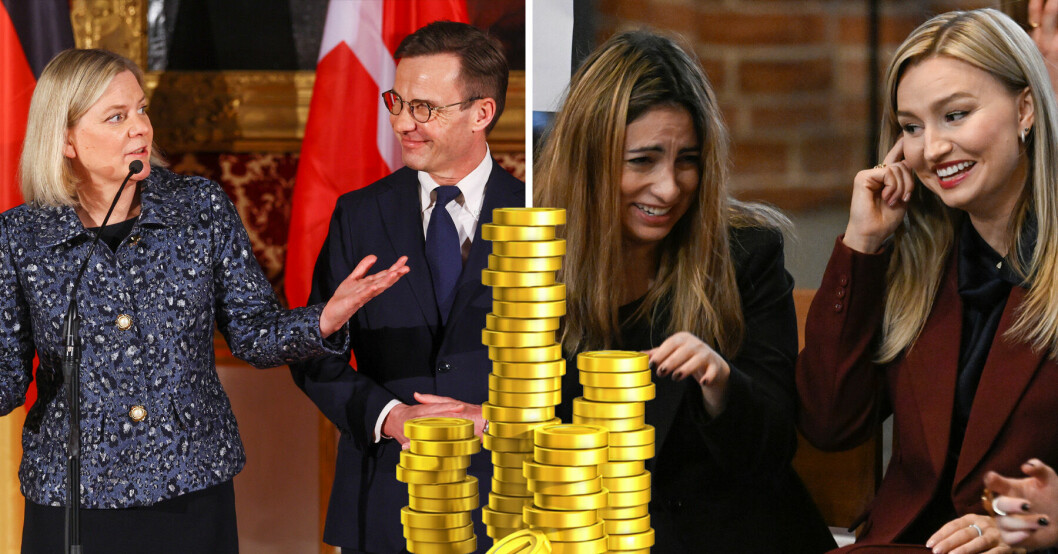 Så mycket tjänar partiledarna i månaden