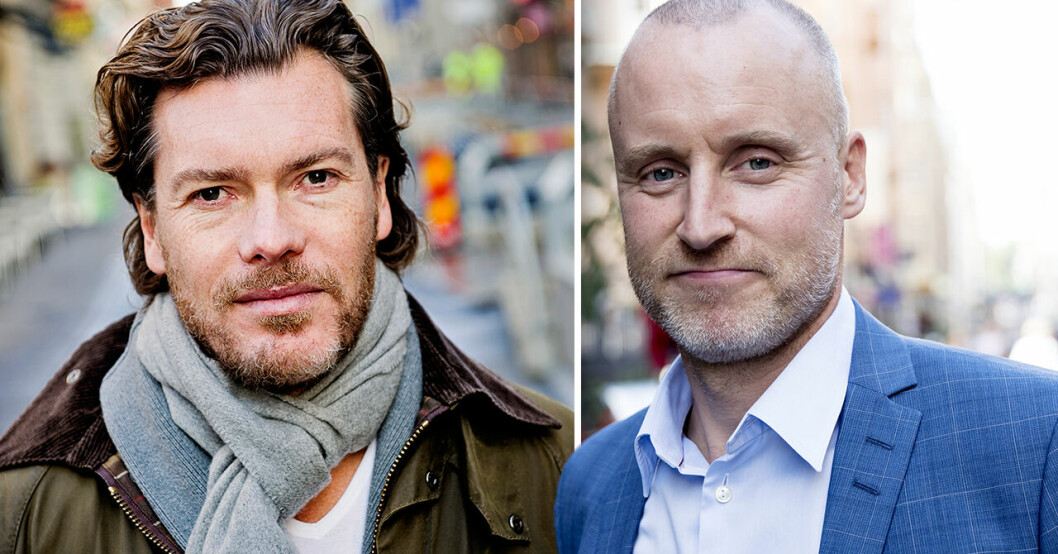 Patrick Grimlund och Magnus Hedberg