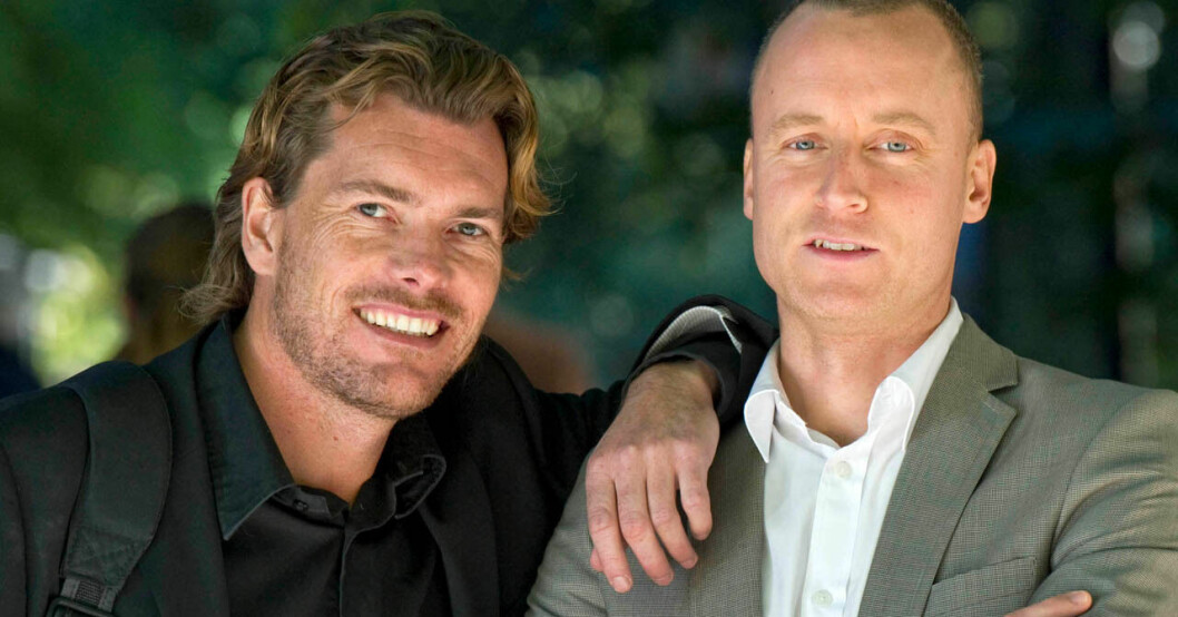 Patrick Grimlund och Magnus Hedberg i Lyxfällan