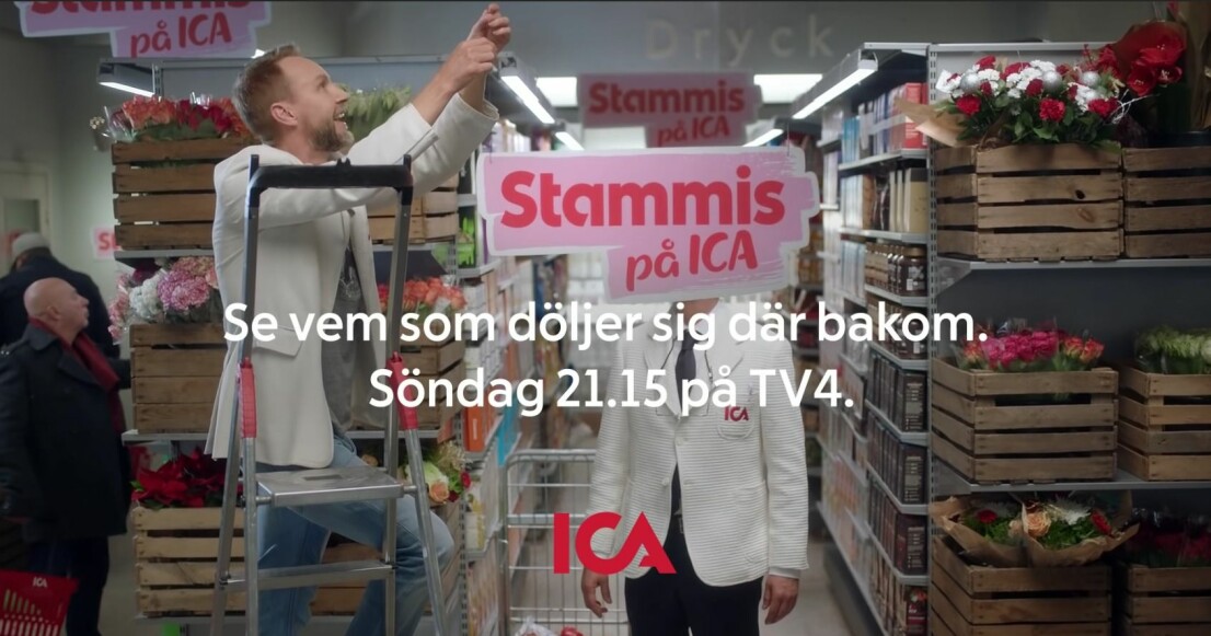 Nya Ica-Stigs ansikte döljs gång på gång. Paul Tilly, Nya Ica-Stig