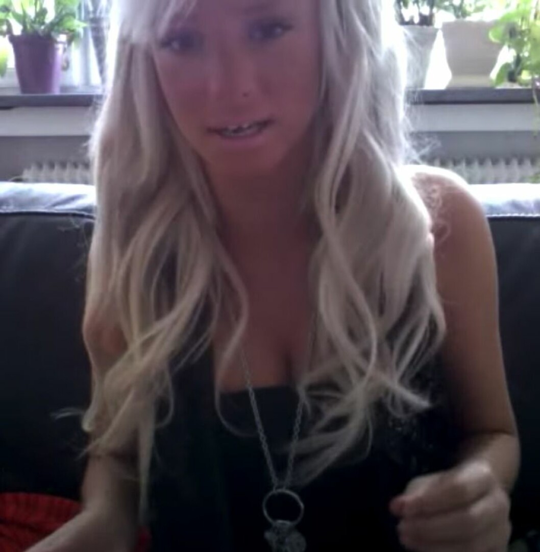 FOTO: Youtube Paulina Danielsson längesen