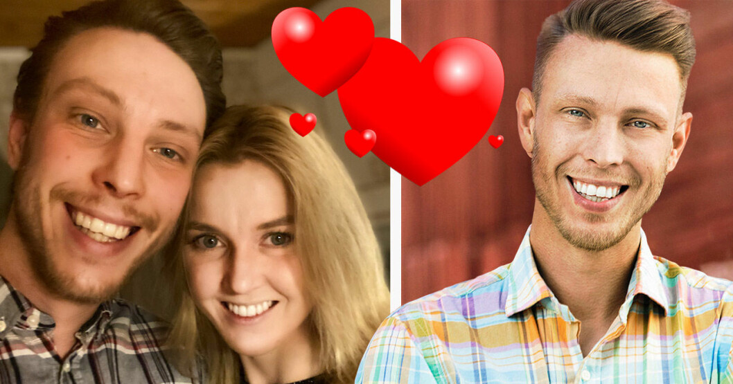 Pelle valde Karin Nordström. <strong>Foto: TV4 & Privat.</strong> Pelle Hansson Edh och Karin Nordström från Bonde söker fru.