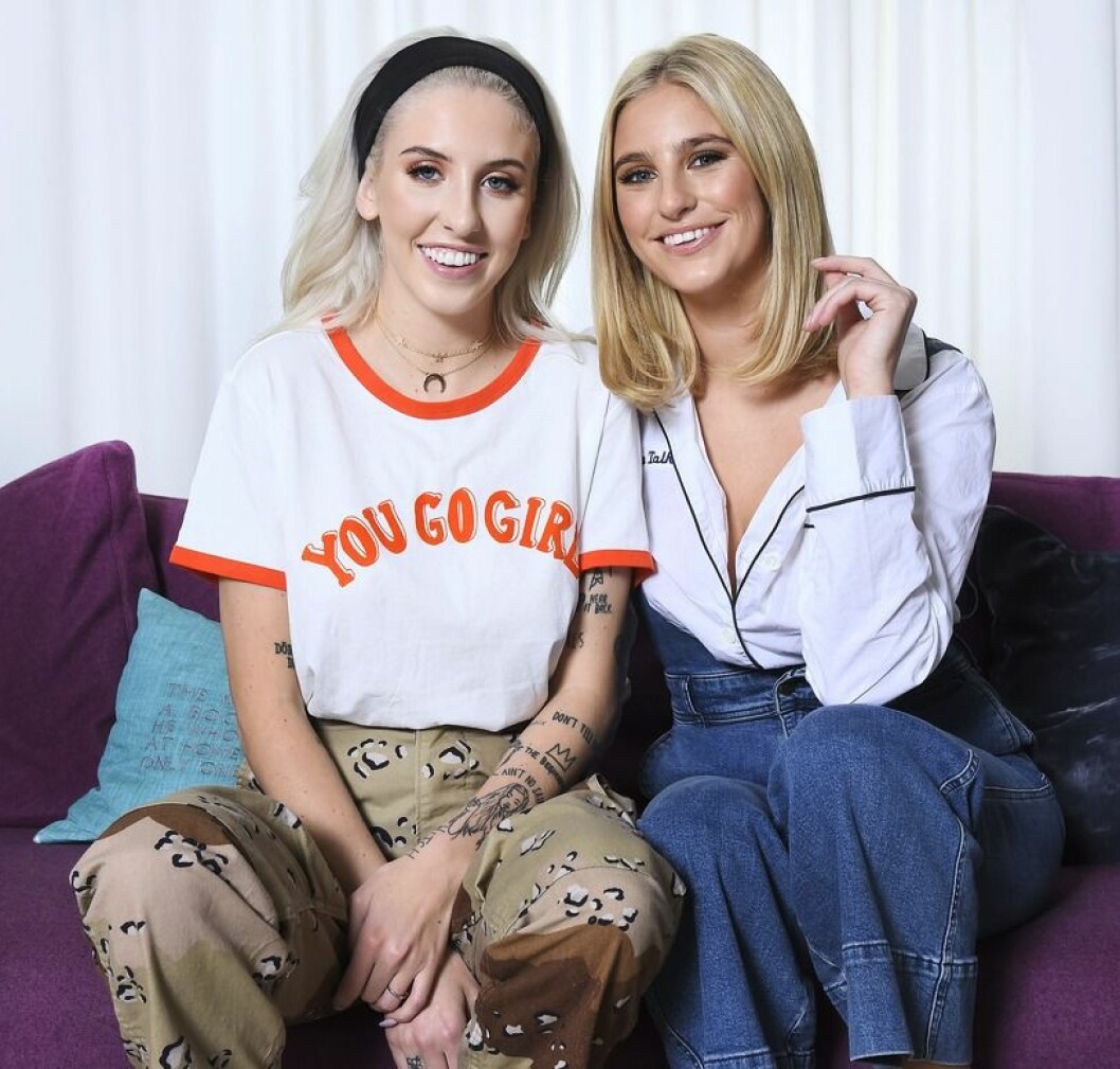 FOTO: Karin Törnblom/TT Peg och Penny Parnevik på pressträff.