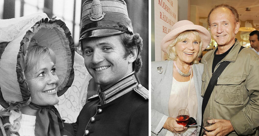 Christina Schollin och Per Ragnar spelade huvudrollerna i pjäsen ”Det går an” redan 1975. På 90-talet spelade de mot varandra igen i ”Tre Kronor”. Här syns de tillsammans när Eva Rusz 2009 lansede boken ”Relationskoden – de sex viktigaste koderna för ett bättre relations- och sexliv”. <strong>Foto: TT.</strong> Christina Schollin och Per Ragnar.