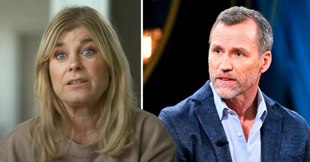 Pernilla Wahlgren och Christian Bauer