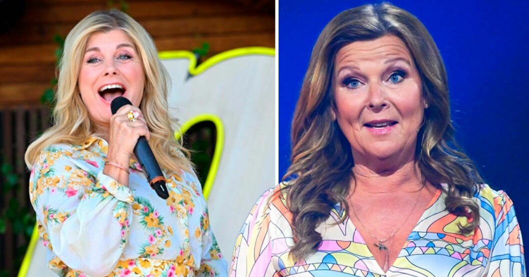 Pernilla Wahlgren och Lotta Engberg
