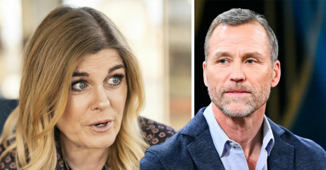 Pernilla Wahlgren och Christian Bauer