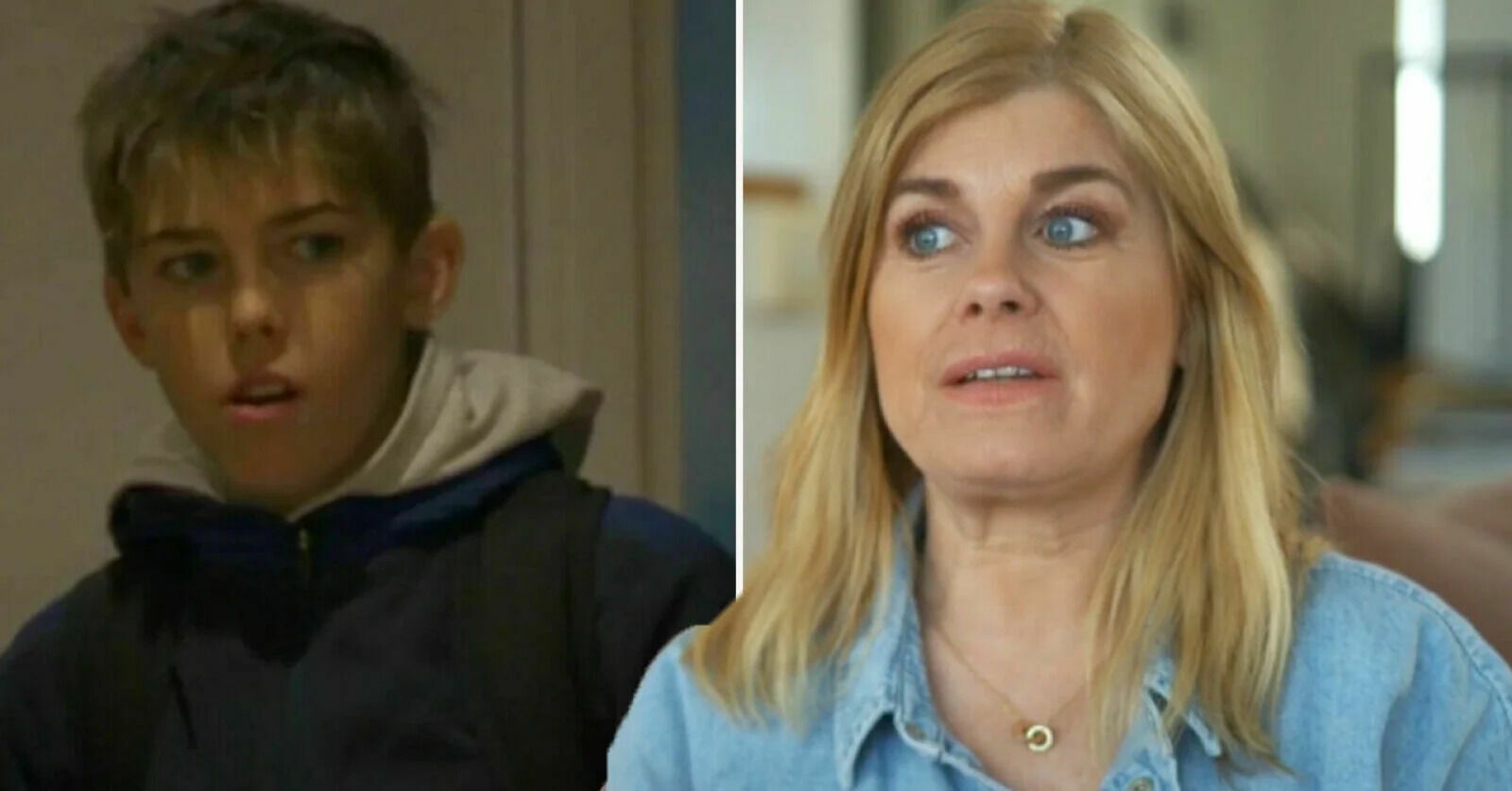 Pernilla Wahlgrens son Theo Wahlgren förd till sjukhus | Hänt