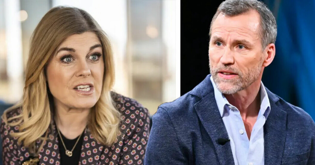 Pernilla Wahlgren och Christian Bauer