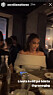 Pernilla Wahlgren taggar restaurangen i hennes Instagram story.