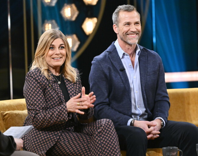 Pernilla Wahlgren och Christian Bauer. Pernilla Wahlgren och Christian Bauer.