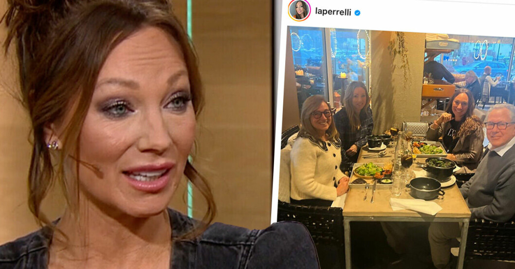 Charlotte Perrellis besked om pappans sjukdom – talar ut