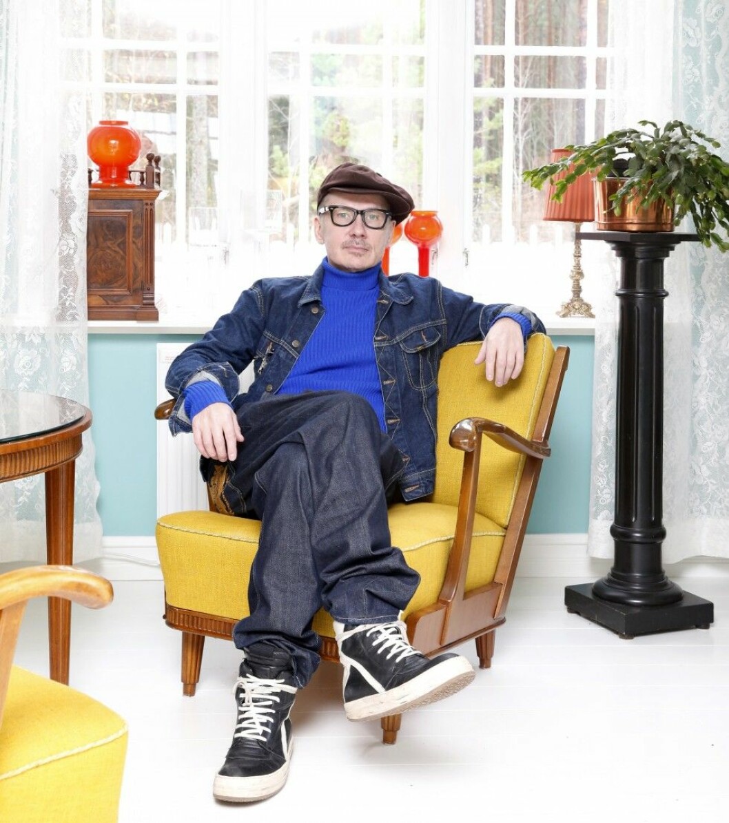 Peter Englund i sitt hus i Älvkarleby. Foto: Malin Bondeson Peter Englund