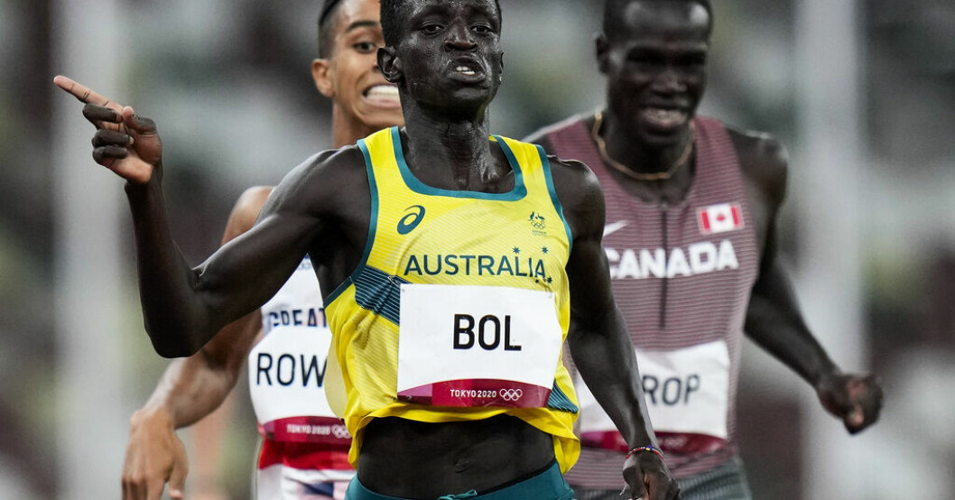 Peter Bol under OS i Tokyo 2021. Arkivbild. OS-finalistens avstängning hävs