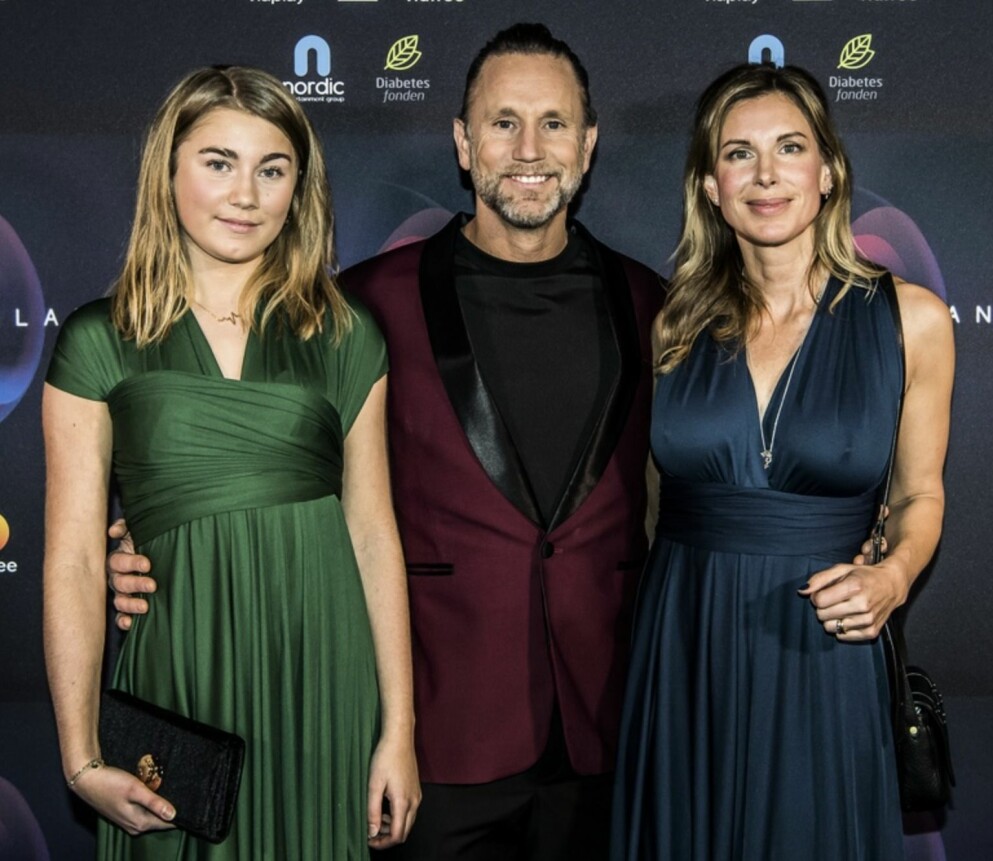 Mollie, Peter Jihde och Karin. Mollie, Peter Jihde och Karin