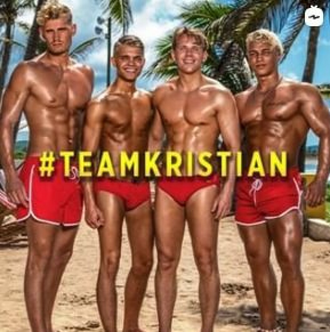 FOTO: TV3 TEAM KRISTIAN paradise hotel 2020