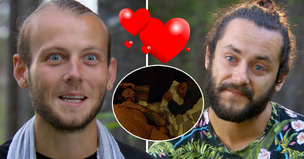 Philip Albinsson och Erik Steffen i Farmen 2021.
