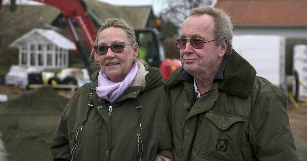 Pippi och Göran Skarby. <strong>Foto: SVT.</strong> Pippi och Göran Skarby i Husdrömmar 2020.