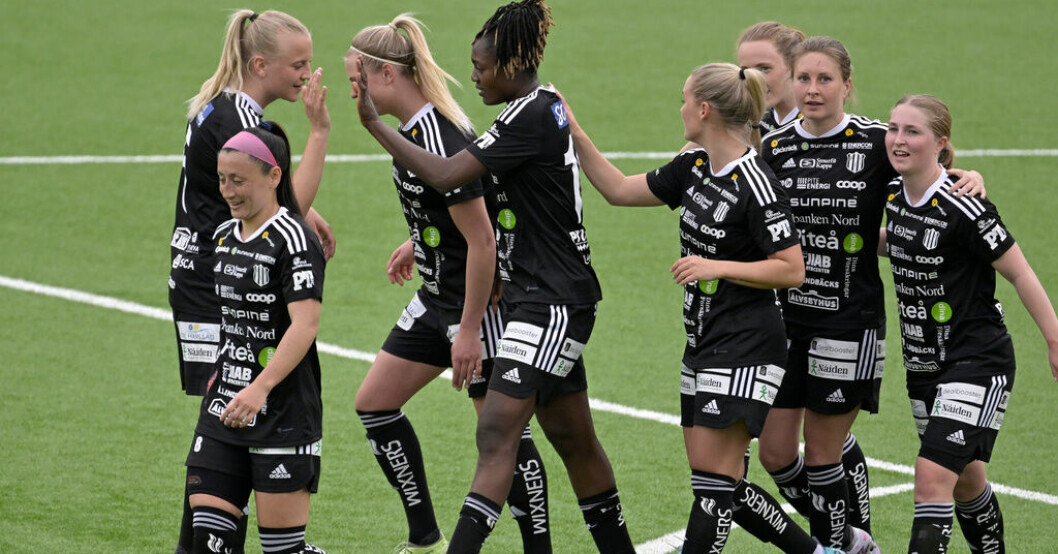 Piteå besegrade Hammarby med 2–1 och är ny serieledare i damallsvenskan. Arkivbild. Piteå ny serieledare: "Det är jävligt skönt"