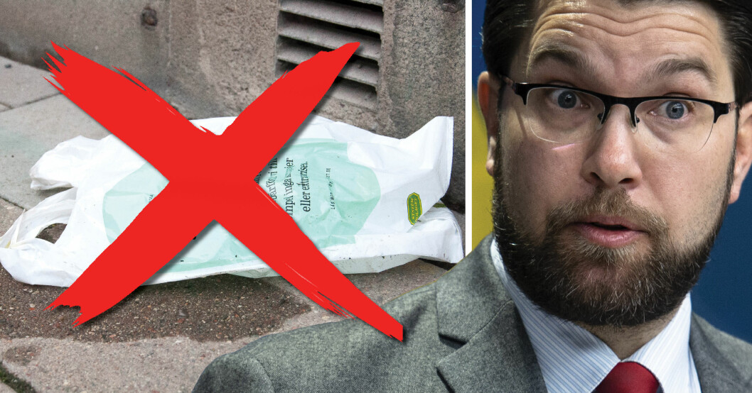 SD: Plastpåseskatten försvinner – så mycket kommer det kosta: ”Billigare”S