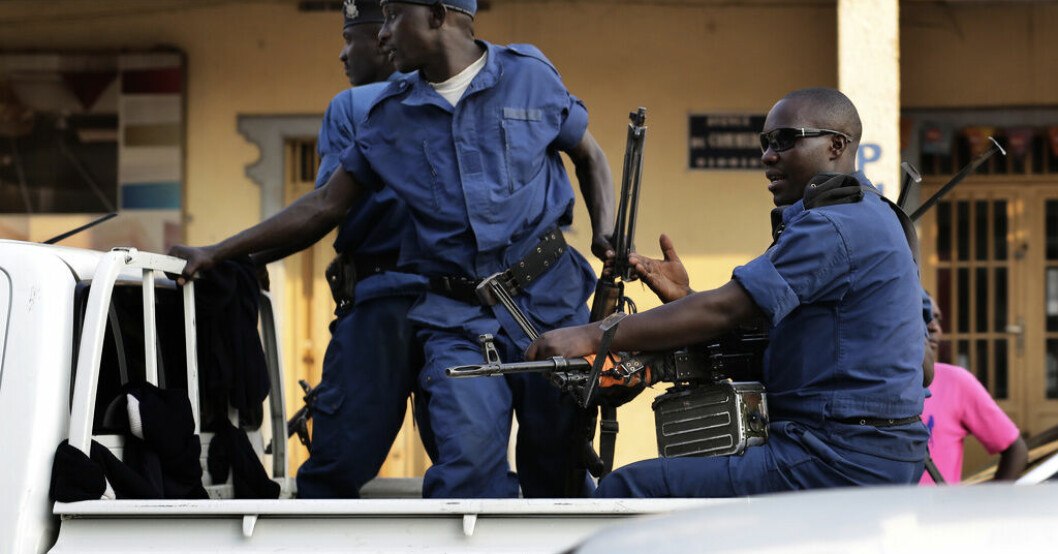 Polis i Burundi. Arkivbild. Tidigare premiärminister gripen