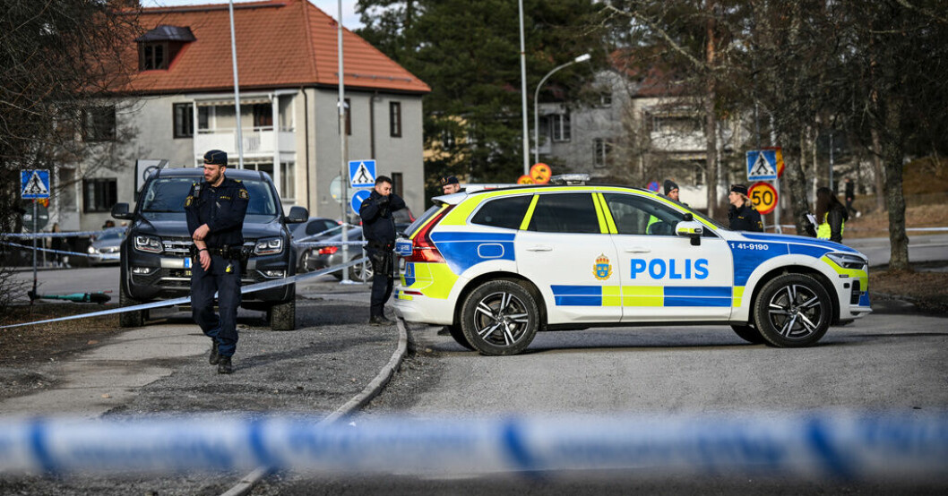 Polis i Eskilstuna.