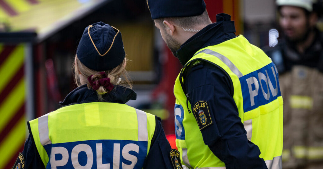 Norrköping har härjats av bränder. Arkivbild. Poliser.