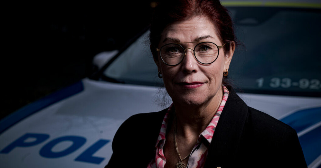 Polisförbundets ordförande Katharina von Sydow. Arkivbild. Polisförbundet: Vi har försökt stötta Löfving