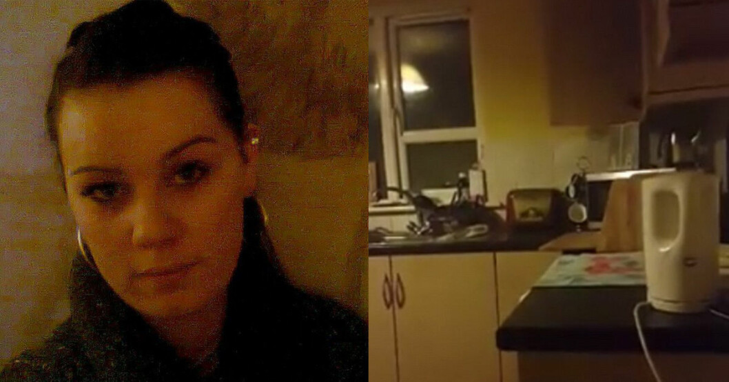 Hon påstår att det spökar i hennes hus – nu har den läskiga videon setts av miljoner