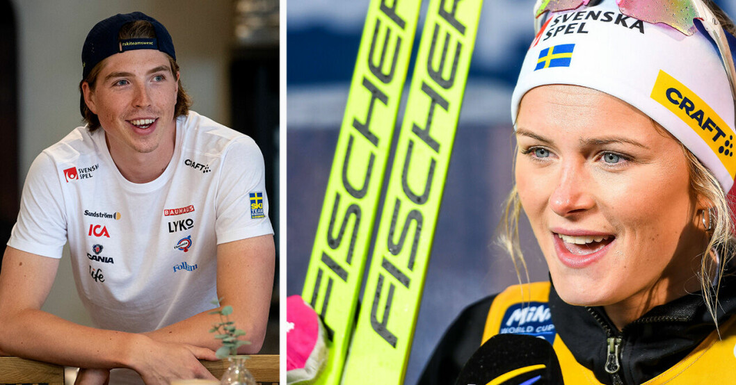 William Poromaa och Frida Karlsson.