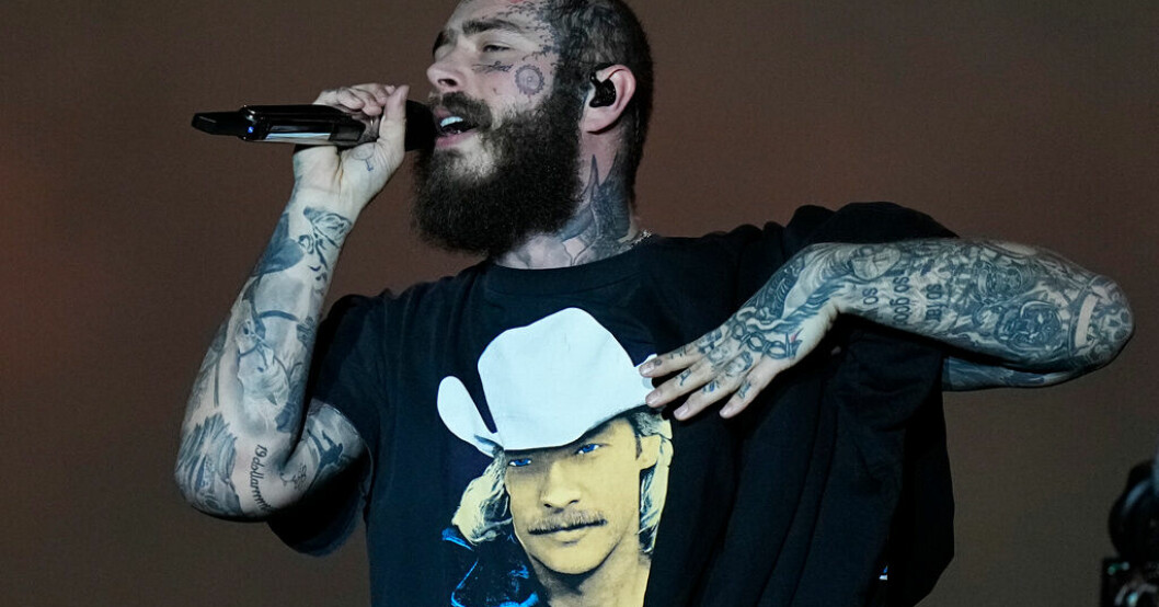 Post Malone kommer till Sverige. Arkivbild. Post Malone till Sverige i vår