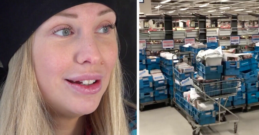 Emiliea Leijon Amrén, brevbärare på Postnord.