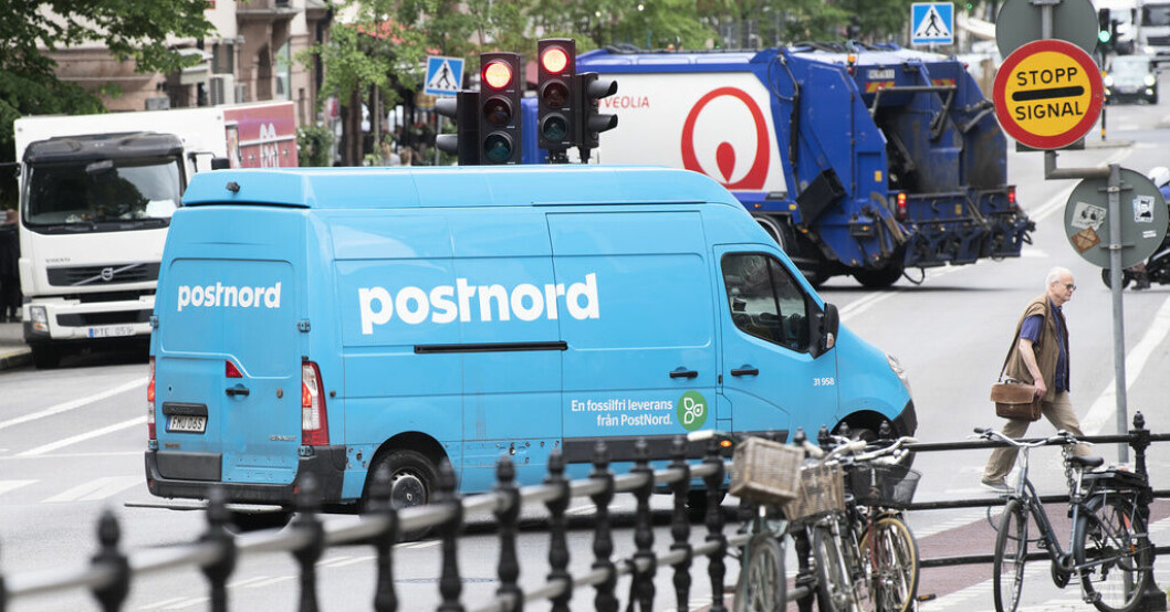 Postnord lämnar rapport. Arkivbild. Lägre vinst för Postnord