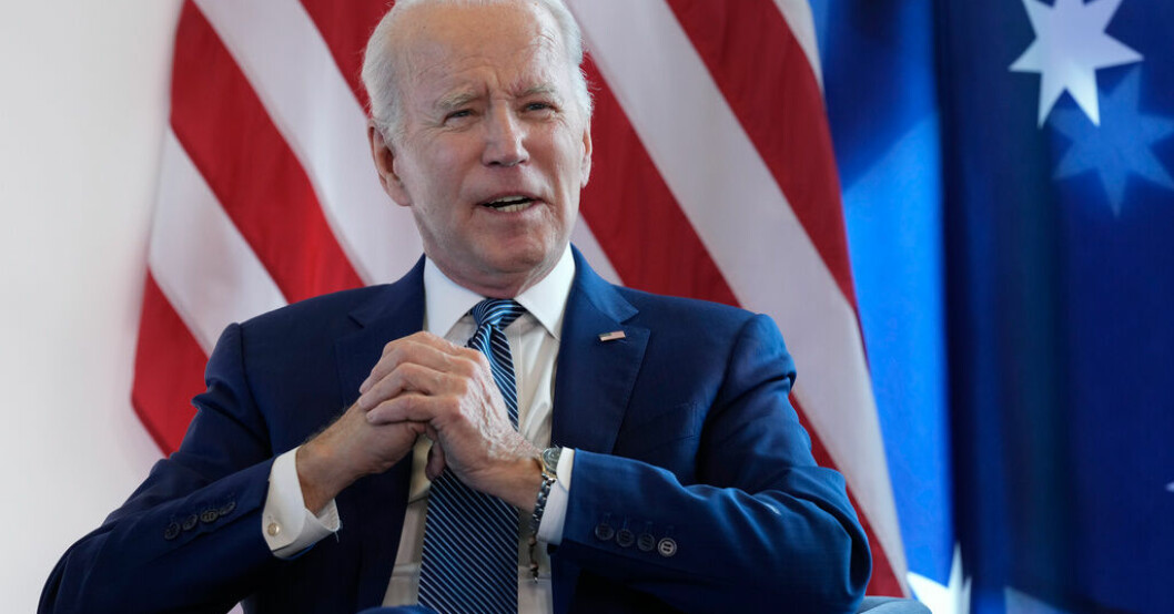 President Joe Biden på G7-mötet i Japan i helgen. Nu ska han försöka nå en lösning på frågan om USA:s skuldtak med talmannen Kevin McCarthy. Samtal om USA:s skuldtak: "Mycket står på spel"