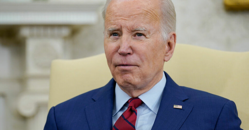 President Joe Biden. Biden fick hudcancerfläck borttagen