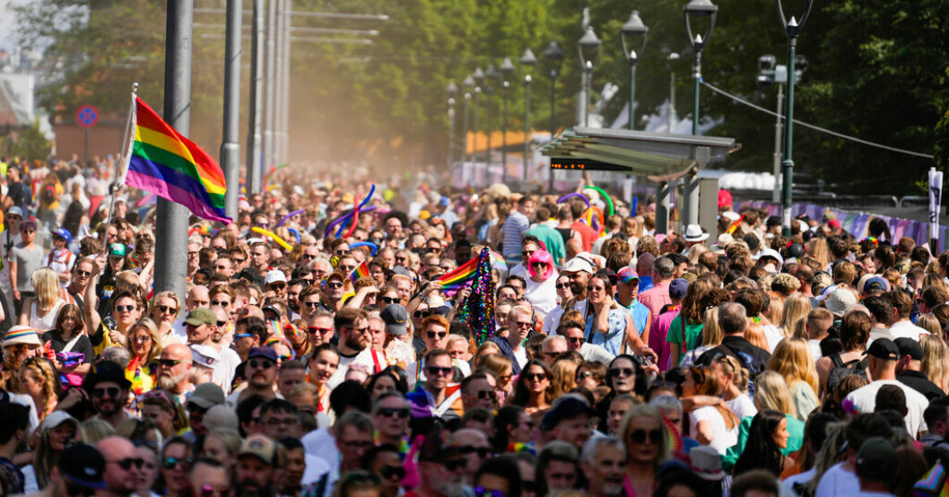 Prideparade gick genom Oslo på lördagen. Rekordstor prideparad i Oslo – 85 000 i tåget