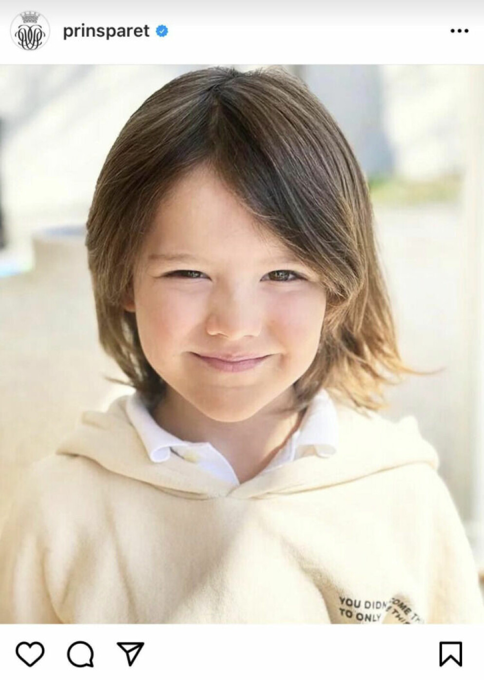 Prins Alexander. Prins Alexander fyller 6 år