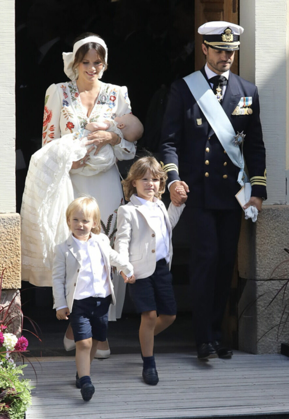 Prinsfamiljen. Prins Carl Philip med familj