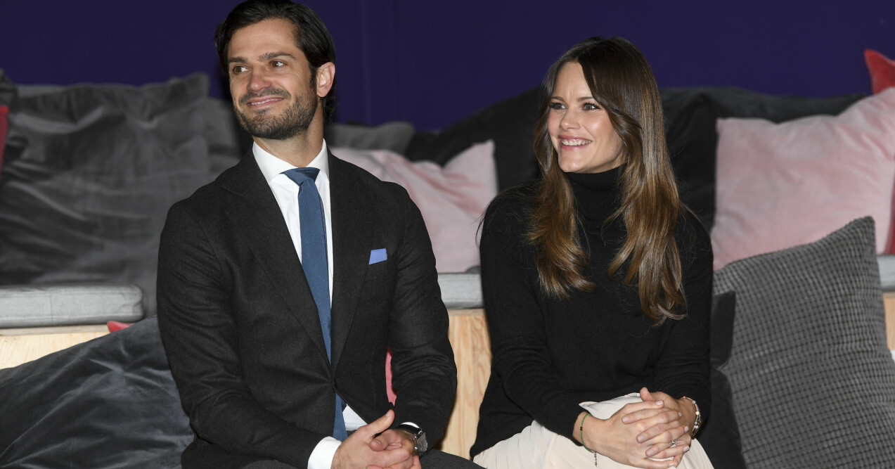 Prins Carl Philip och prinsessan Sofia i slutet av oktober 2020. Foto. TT Prins Carl Philip och prinsessan Sofia