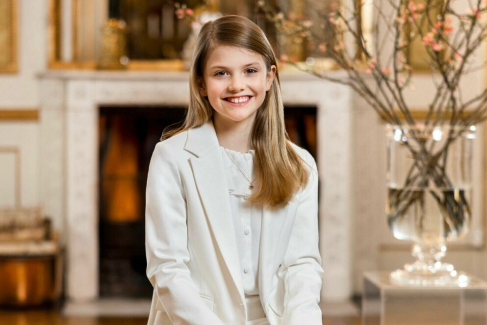 Prinsessan Estelle. Prinsessan Estelle på sin 10-årsdag