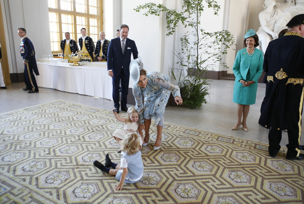 Prinsessan Leonore på kronprinsessan Victorias 40-årsfirande.