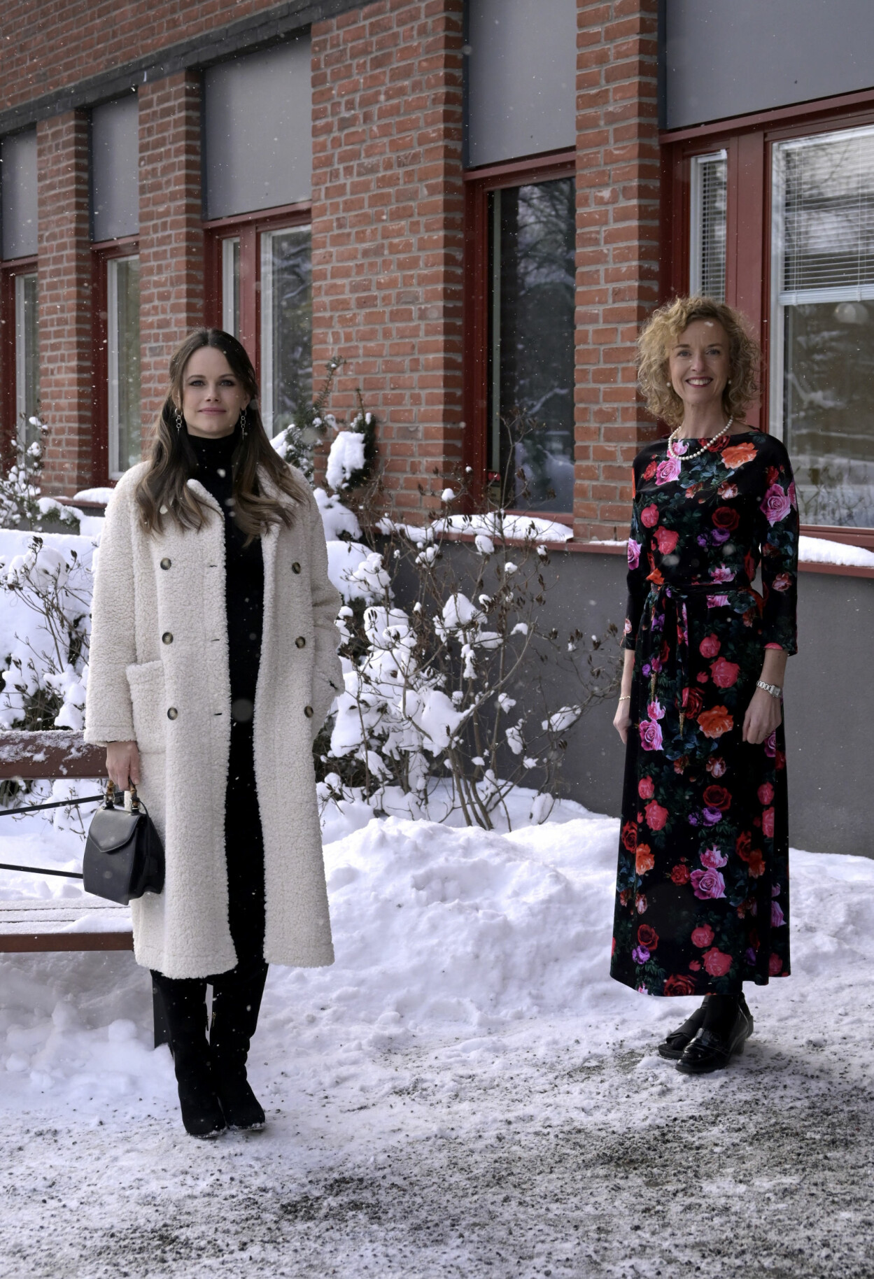 Prinsessan Sofia och Sophiahemmets rektor Johanna Adami. Prinsessan Sofia, Johanna Adami